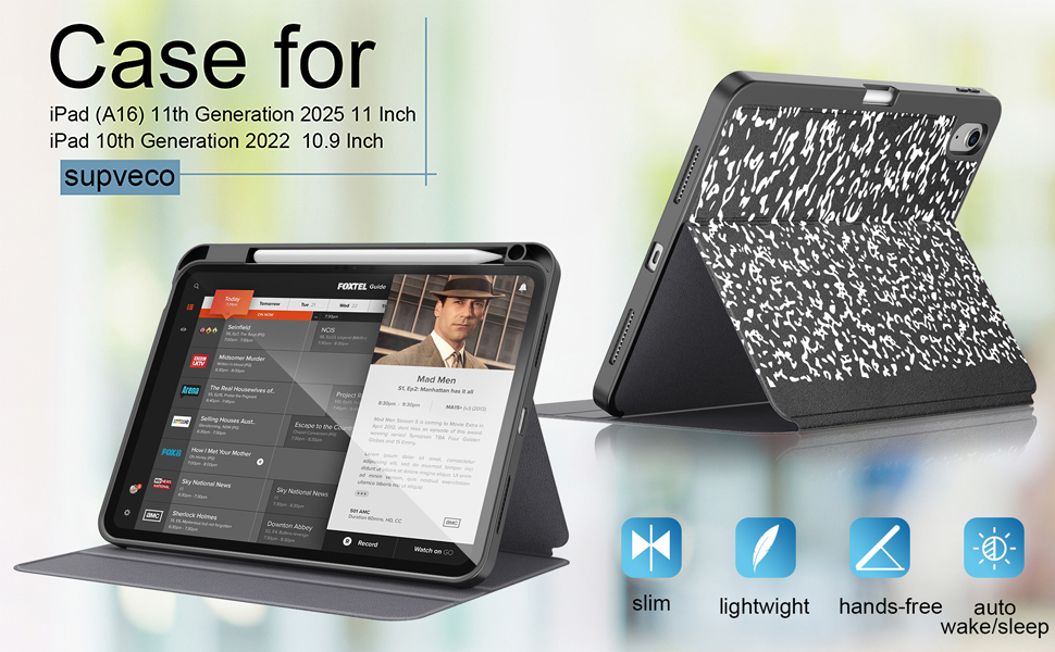 ipad a16 case ipad 11th 10th generation case ipad 10.9 inch case ipad 2022 case with pencil holder