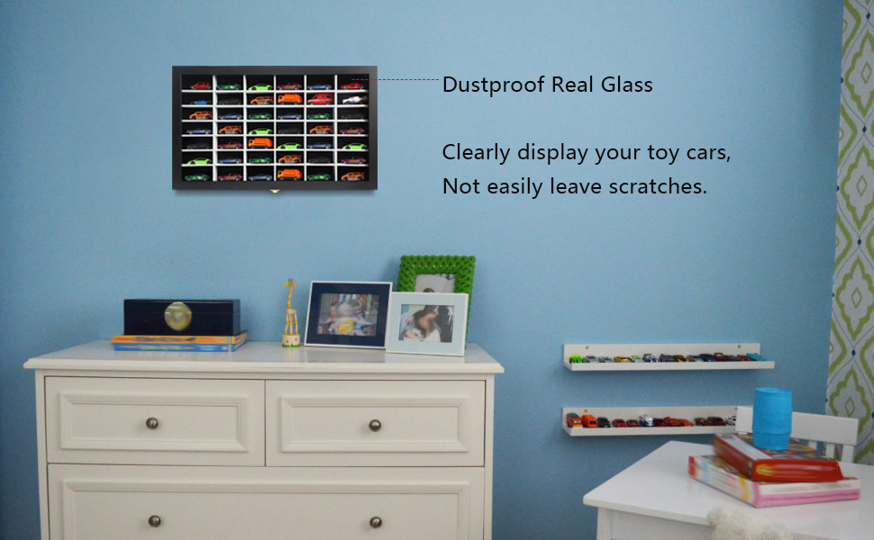 PKHROR Diecast Model Car Display Case 1/64 Scale Toy Cars