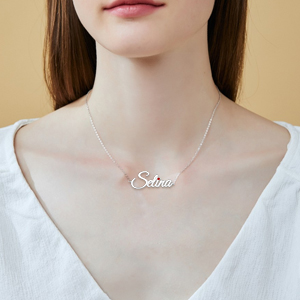 Nameplate Necklace