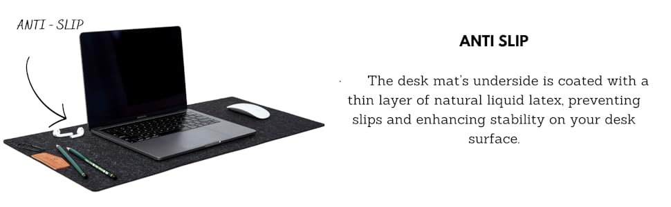 desk mat felt, desk pad felt, luxury desk mat, premium felt desk pad