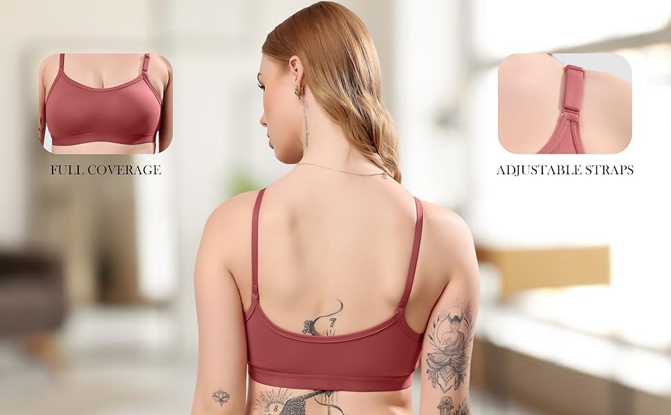 Women's Cotton Sports Bra Women's Cotton Sports Bra Active Wear Bra Women's Gym Regular Sports Bra 