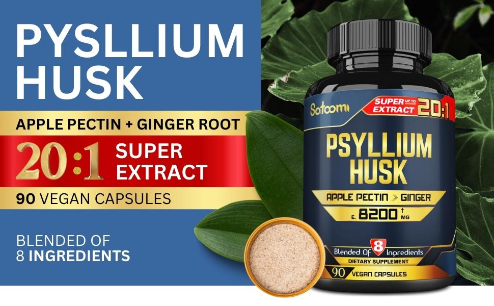 Psyllium Husk, Apple Pectin, Ginger, Fennel Seed, Turmeric Root, Peppermint Leaf, Cinnamon, Amla