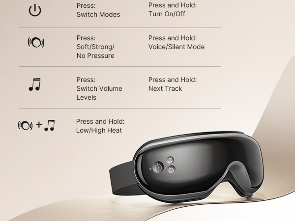 MIGRAINE EYE MASSAGER WITH HEAT AND COOLING