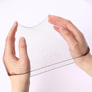 Elastic Edge Mesh Invisible Hair Net