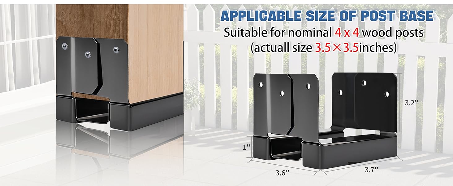 deck post brackets 4x4