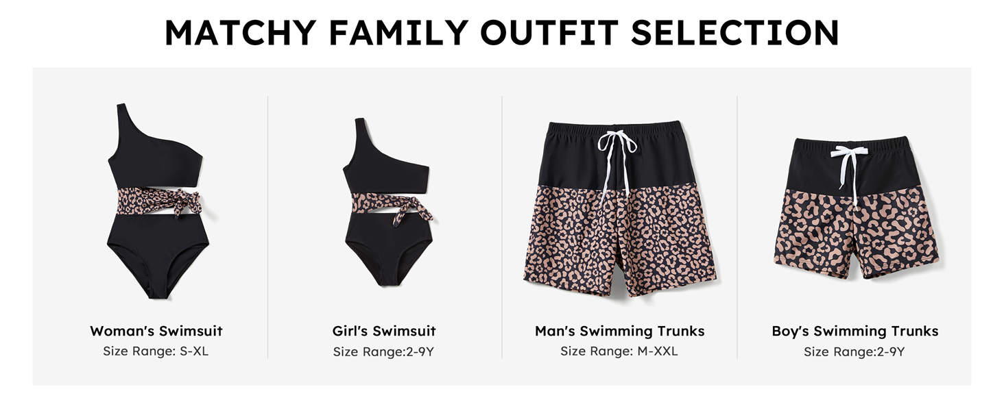 family matching swimsuits