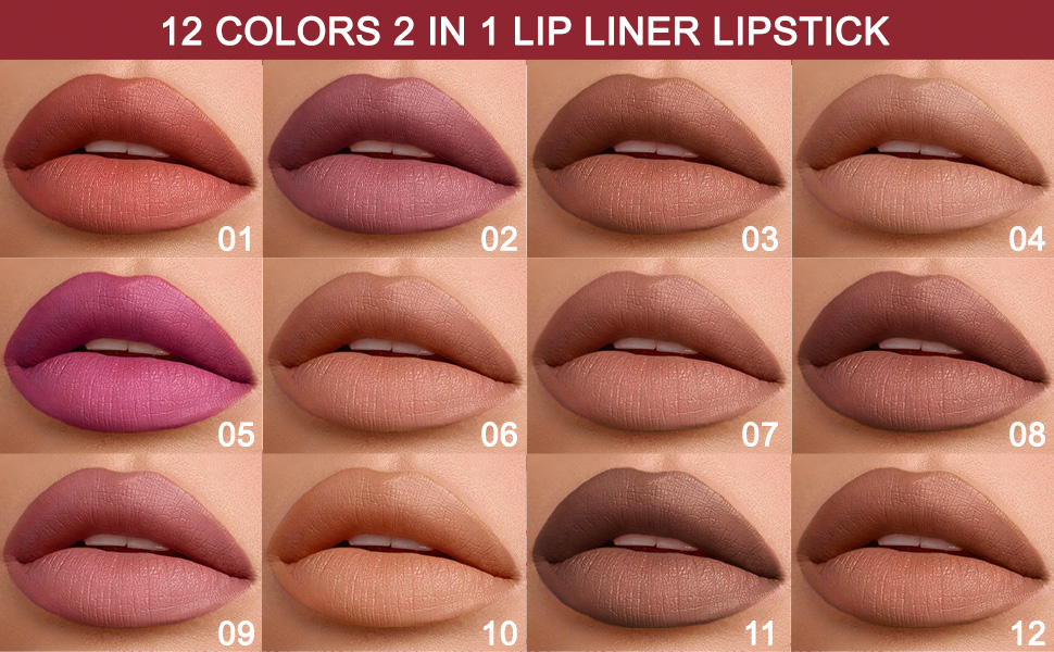 2 IN 1 LIP LINER LIPSTICK