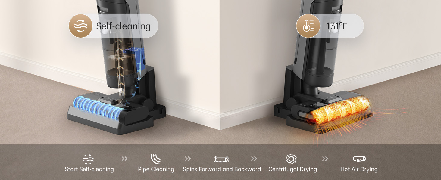 Dreame H12S wet dry vacuum cleaner cordless vacuum mop