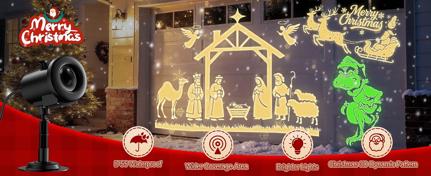 Christmas Projector Outdoor