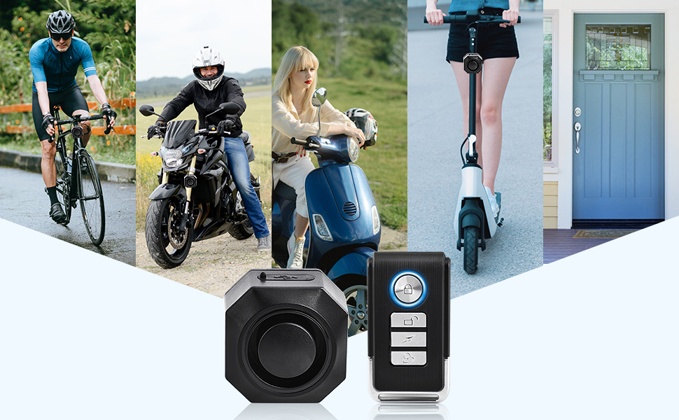Bike Alarms for Ebikes Accessories, Electric Scooter