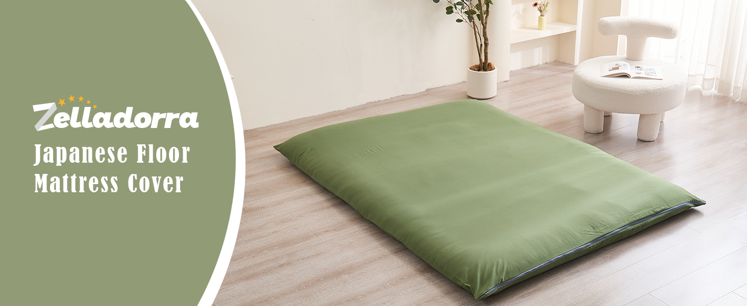 japanese floor mattress cover