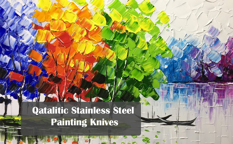 SPN-VIPL Set of 5 Painting Knives of Various