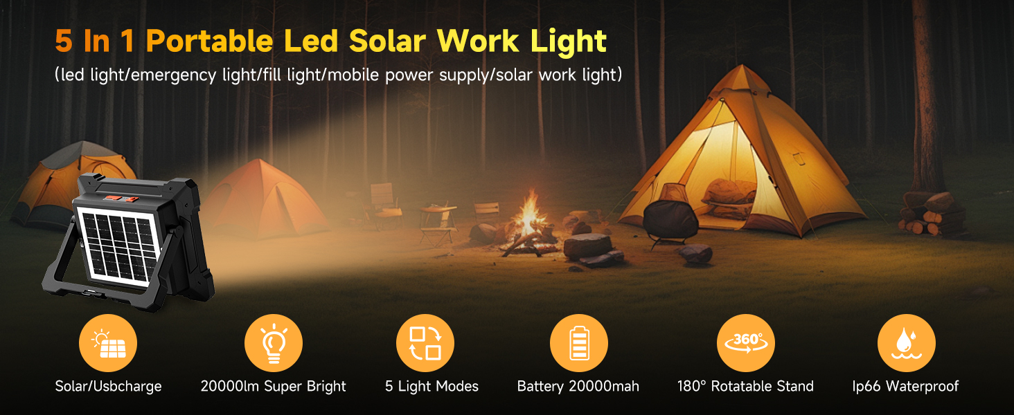solar portable light