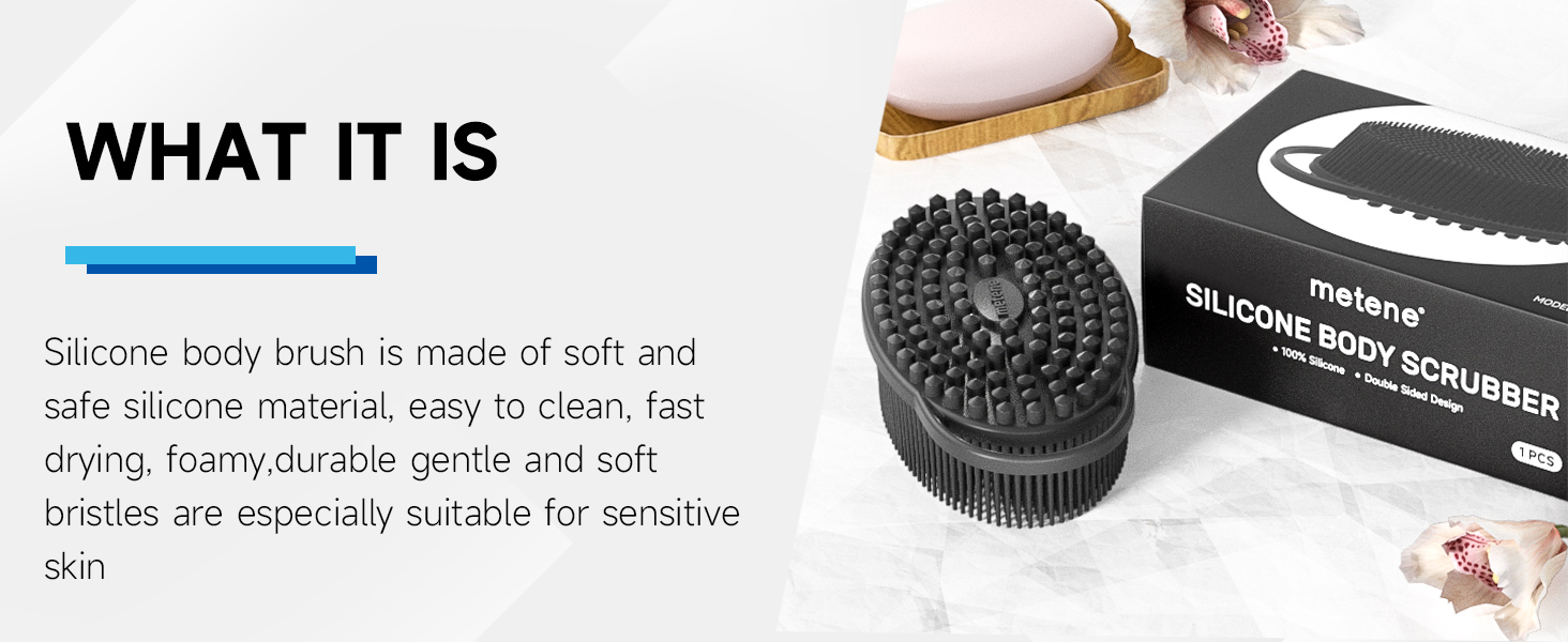 Metene Silicone Body Scrubber