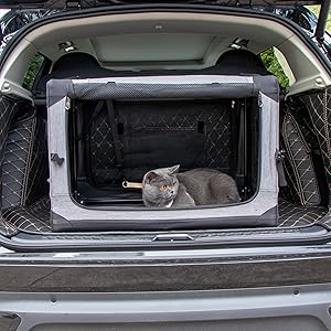 ケージ カバー取り外せる ペットキャリー ペットハウス 4面メッシュ Amazon | GPR ペット ソフトクレート ケージ ペットキャリー