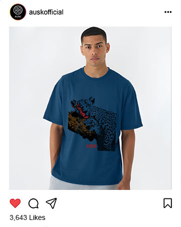Printed Oversized T-shirt for mens