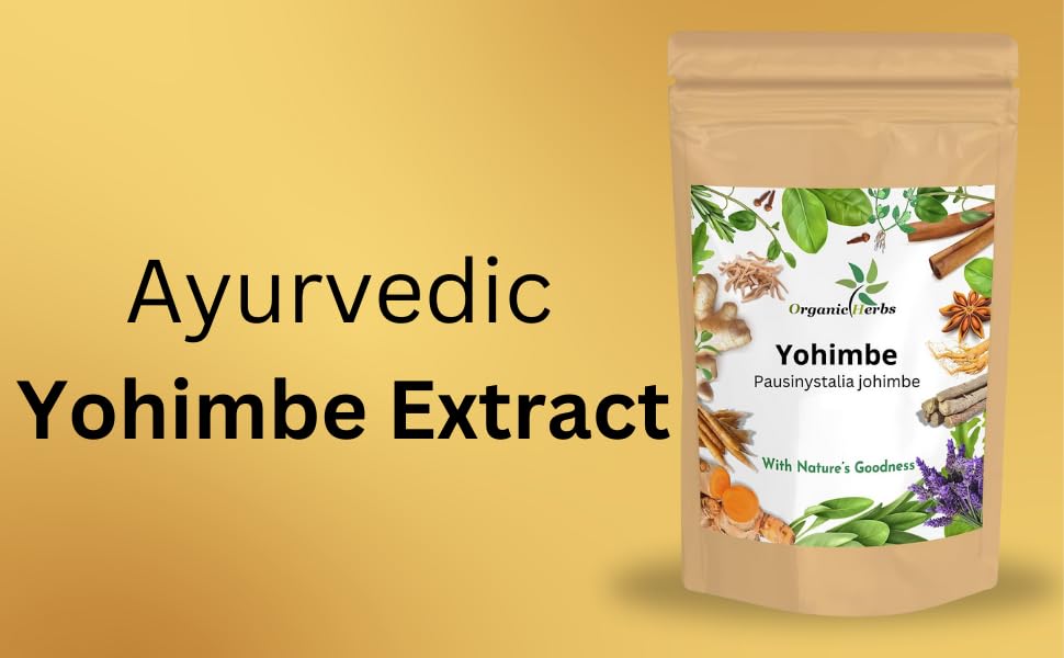 Organic Herbs Ayurvedic Indian Seasons Yohimbe Extract