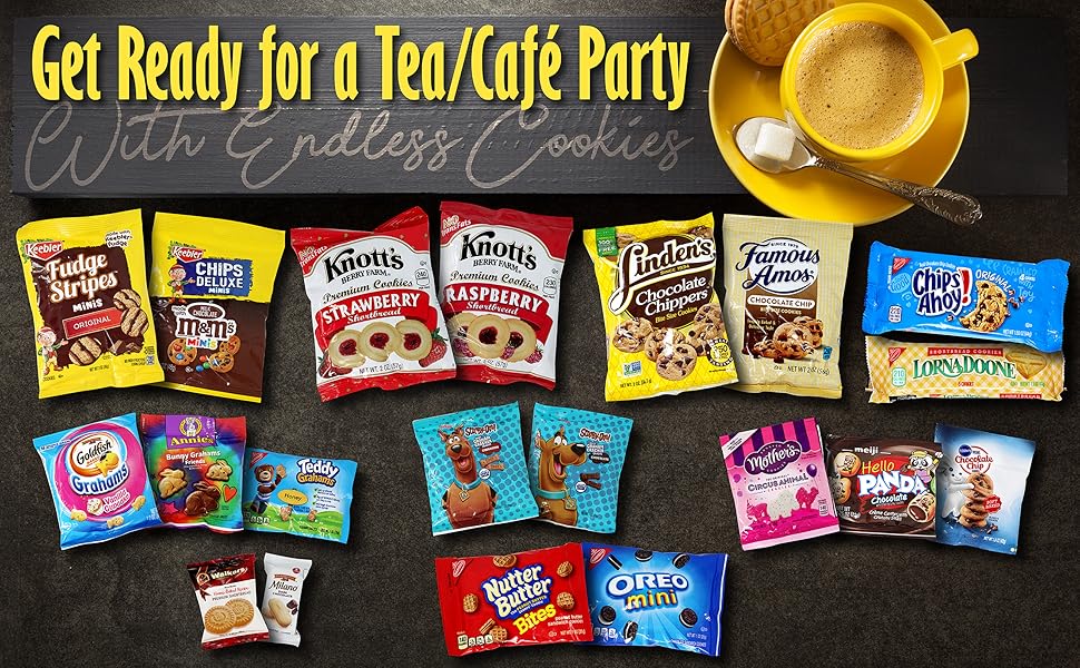 Niro Assortment Cookie Variety Pack, Cookies Individually Wrapped Variety Pack