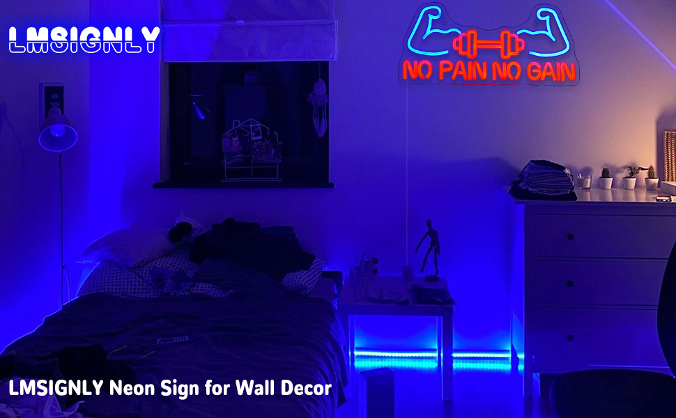 No Pain No Gain Neon Sign