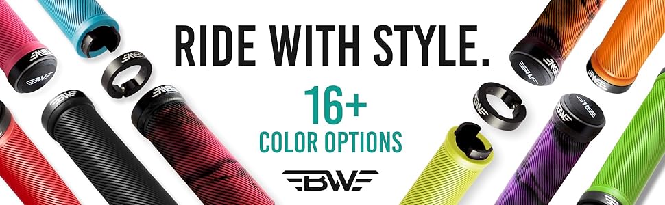 BW USA Ride with Style bicycle grips has a lot of colors you can freely choose from