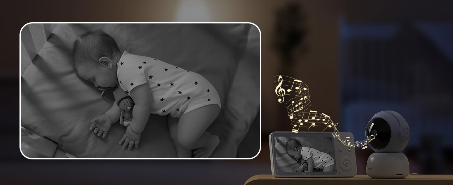 baby monitor with temperature sensor