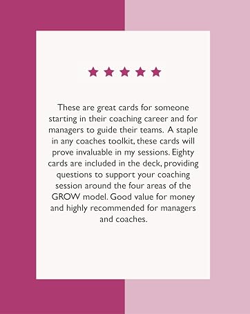 Pink and purple client testimonial