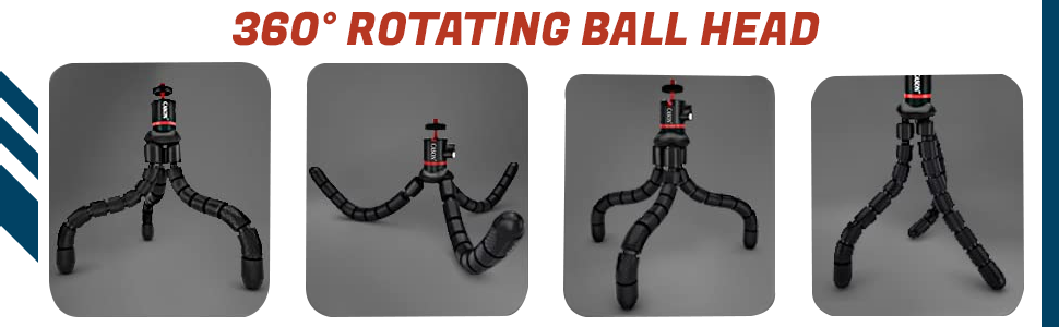 SPN-BNB85 cason gorilla tripod mobile flexible pod with remote action camera dslr gorillapod rotatin