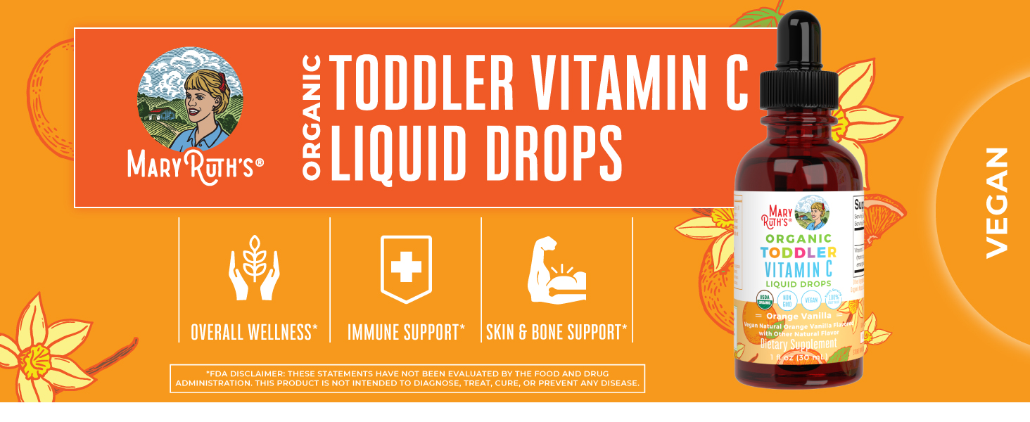 Gotas de vitamina C para crianças