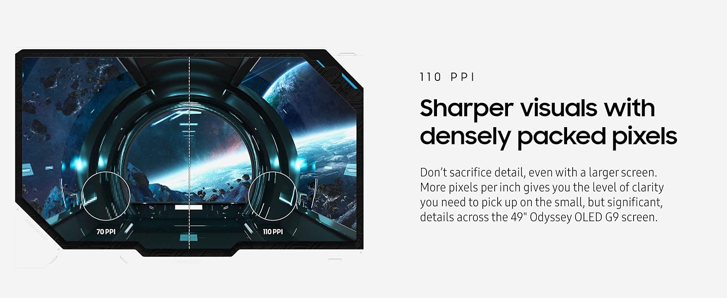 Samsung 49 inch Odyssey OLED G93SC Curved Gaming Monitor