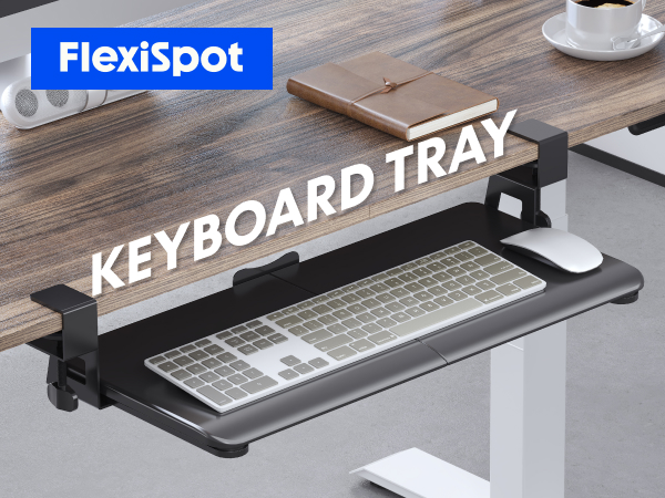 Amazon.com : FlexiSpot Large Keyboard Tray Under Desk