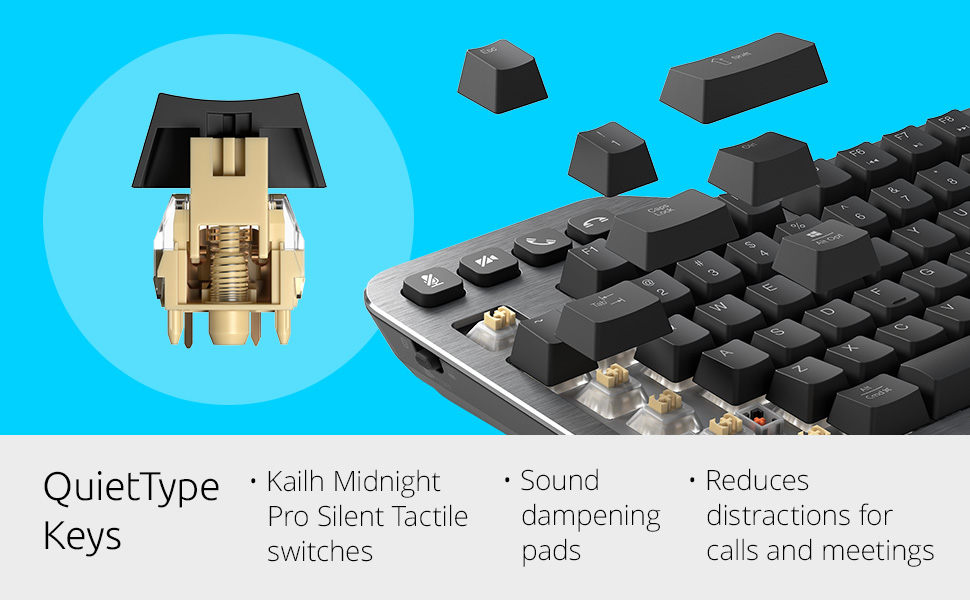 Kensington MK7500F Silent Mechanical Keyboard Full Size