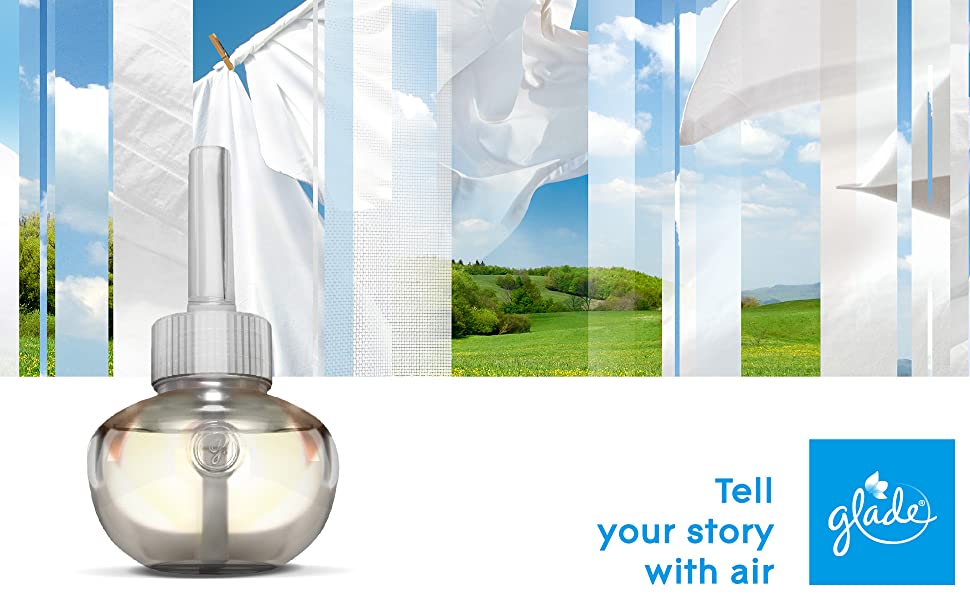 Glade PlugIns Air Freshener Refill, Scented and Essential Oils for