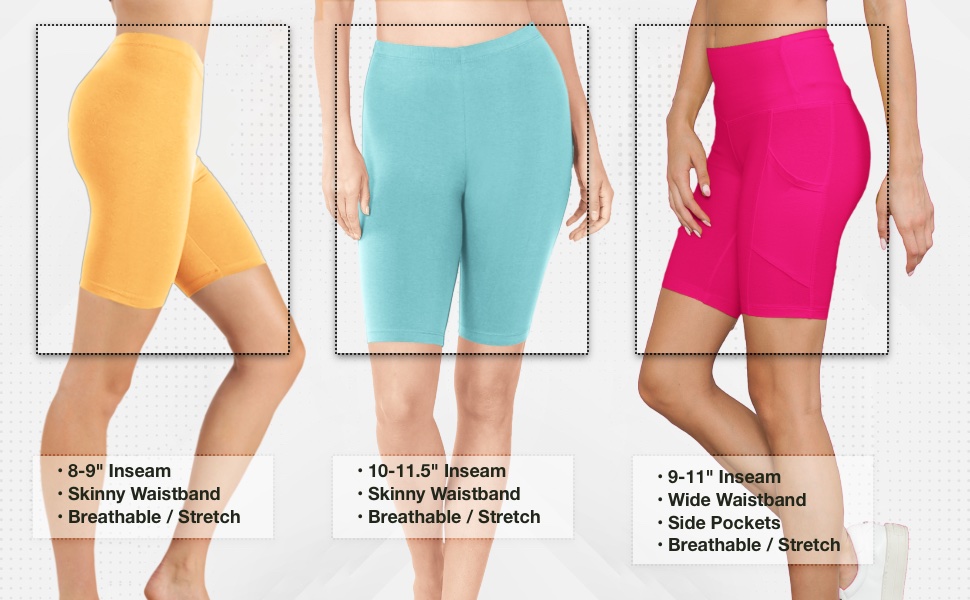 ClothingAve,Biker,Shorts