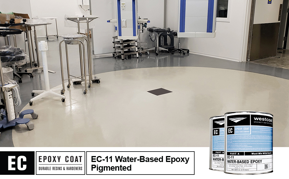 Westcoat EC-11 Pigmented Water-Based Epoxy | Cape Cod Gray