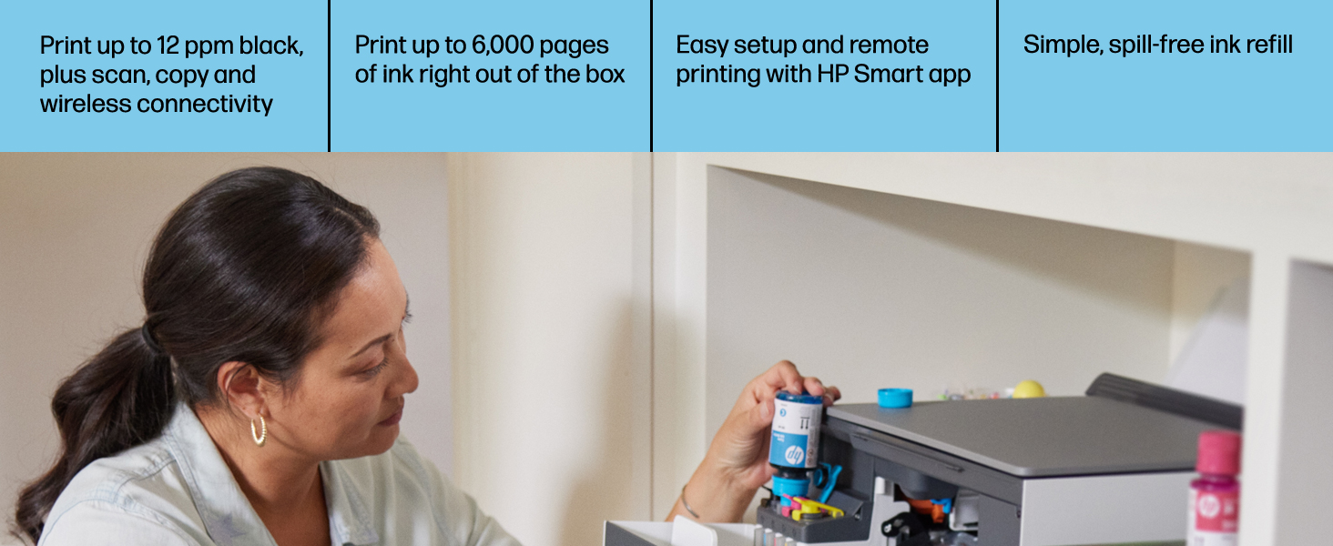 smart tank 5101 spill-free ink secure color family printing