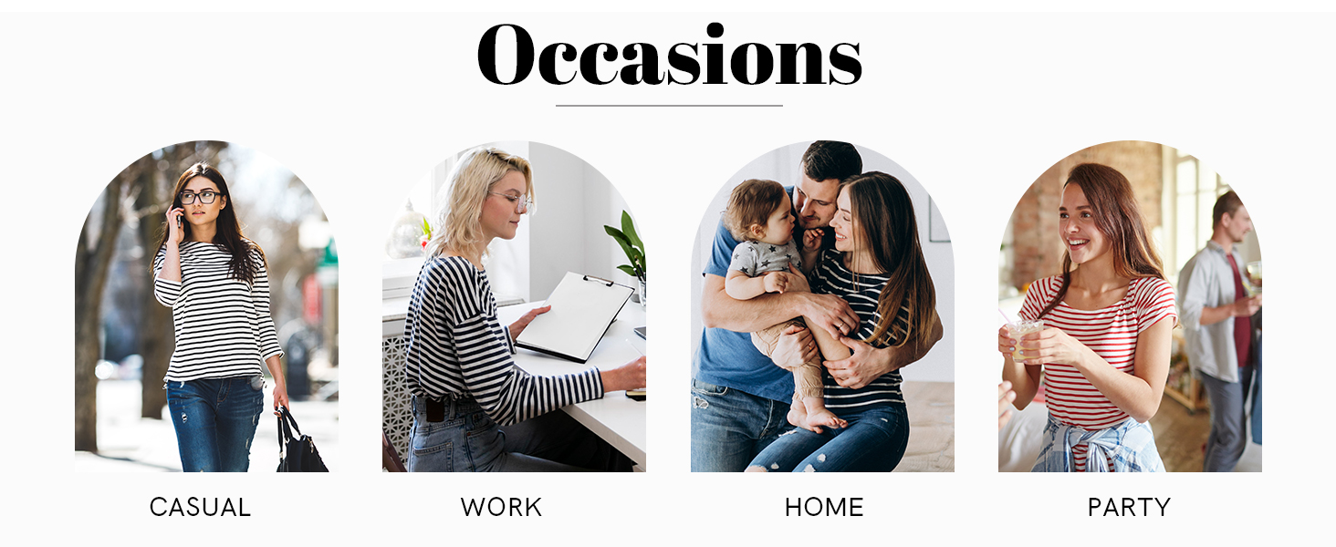 Womens Short Sleeve Strip Sweaters Fall 2024 Business Casual Tops Knit Crewneck Puff Shirt Blouses