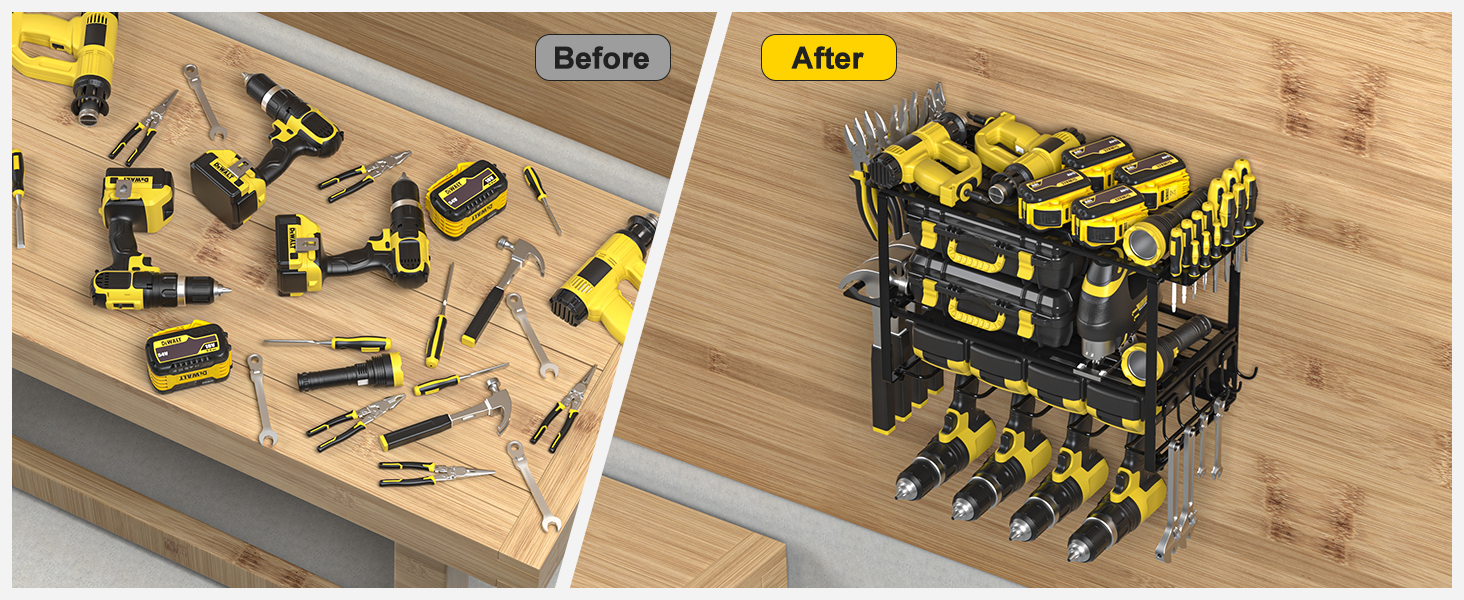 LMAIVE Power Tool Organizers and Storage for Organization