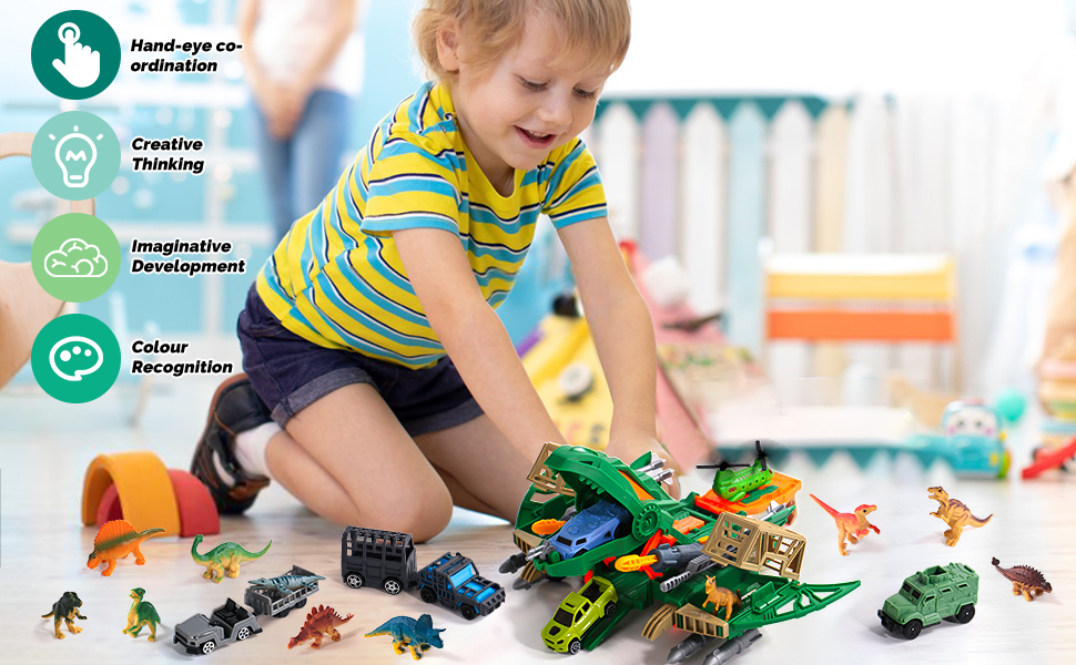 Dinosaur Toys for 3 4 5 6 7 Year Old Boys Girls Kids