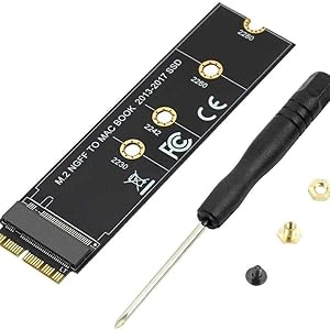 MacBook Air 11インチ 2014 高速SSD交換済 Amazon | olivins Macbook Air (2013-2017)用 M.2 NVMe SSD変換