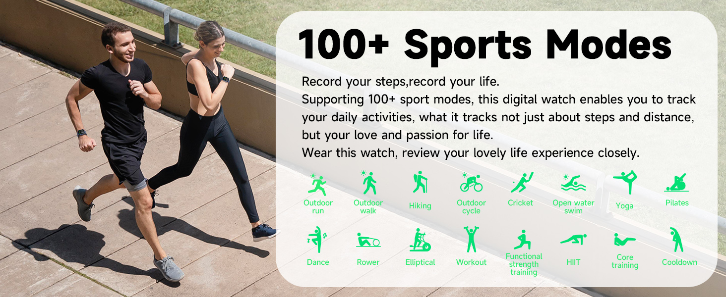 android watch for women men waterproof sports tracker