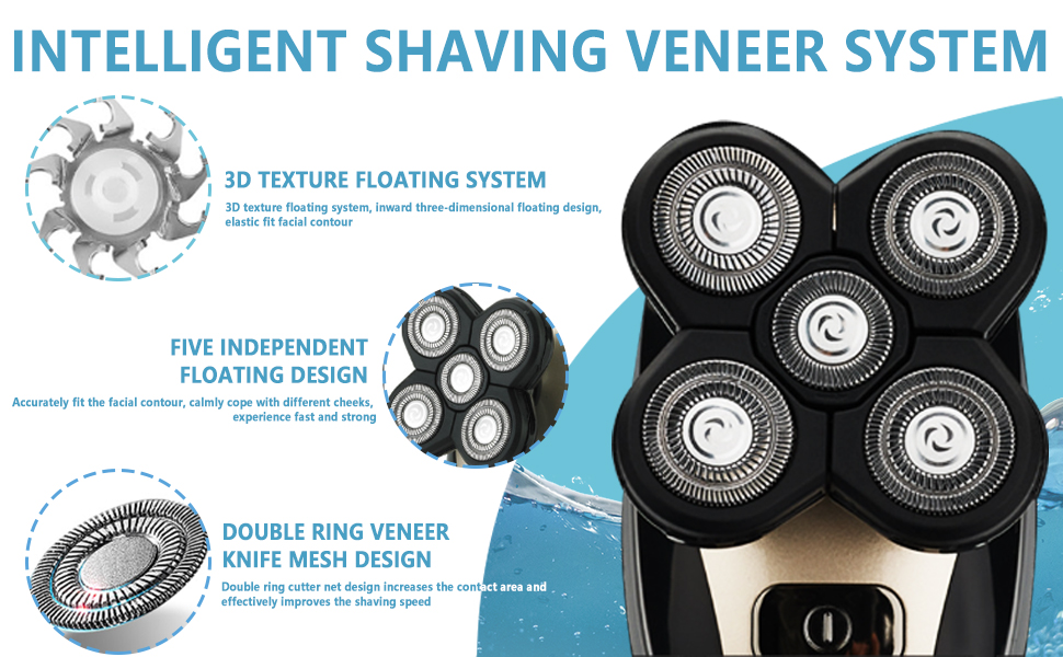 Head shavers for bald men