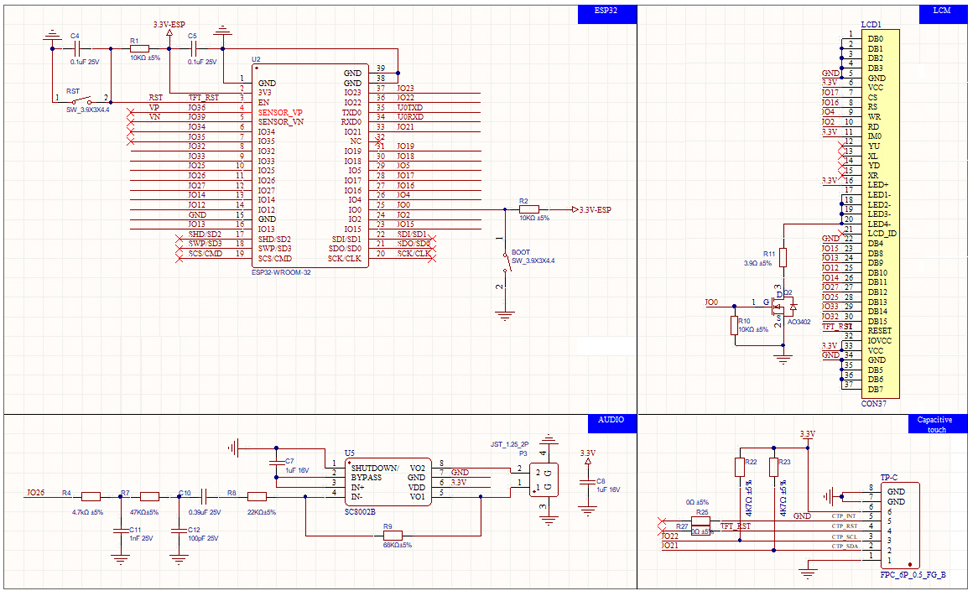 Amazon.com: DIYmalls 2.2" inch ESP32 Display ESP32-2432S022C Capacitive ...