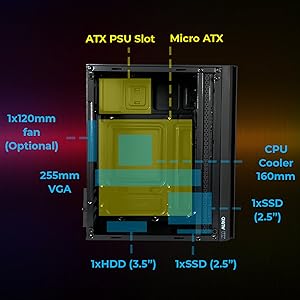 zeb auxo, zebronics gaming cabinet,gaming cabinet,gaming chassis,gaming cabinet for pc