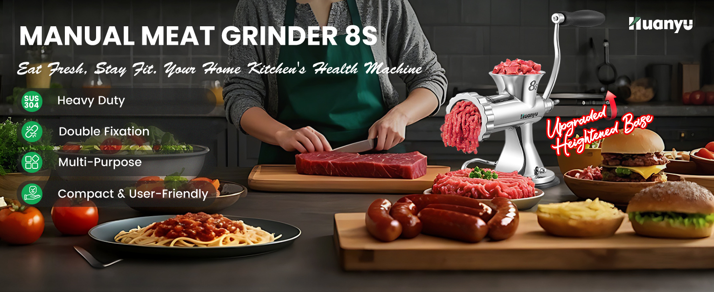 manual meat grinder
