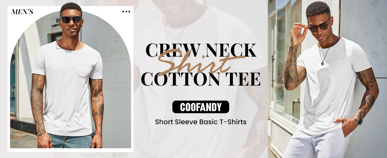 mens crew neck tshirt