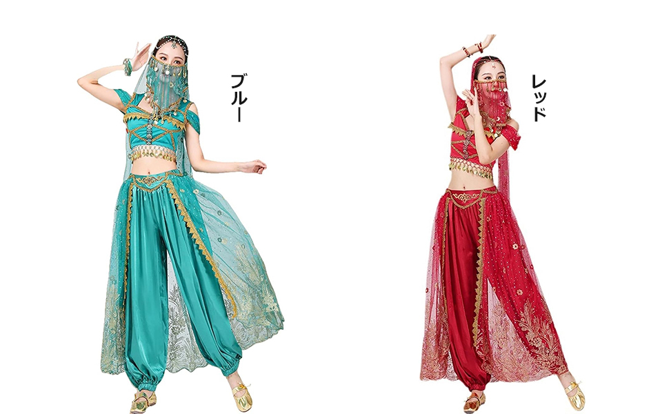 実写ジャスミン風　衣装セット Amazon.co.jp: [UpdateClassic] ジャスミン風 豪華 アラジン姫7
