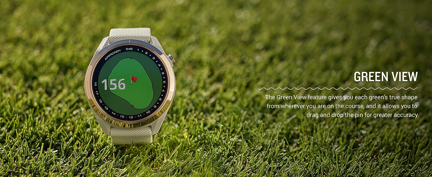 The green view gives you a green view of the golf course.