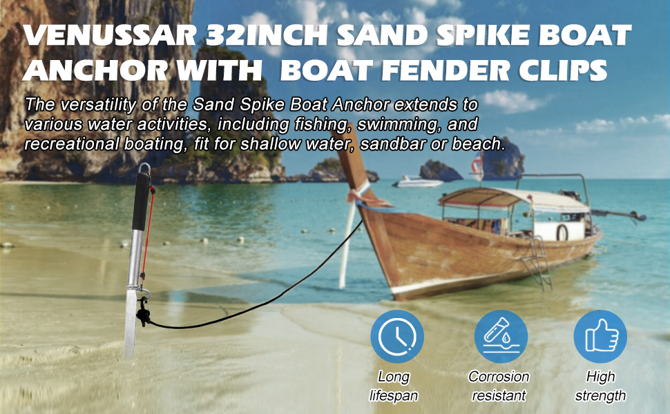 Sand Spike Boat Anchor Pole
