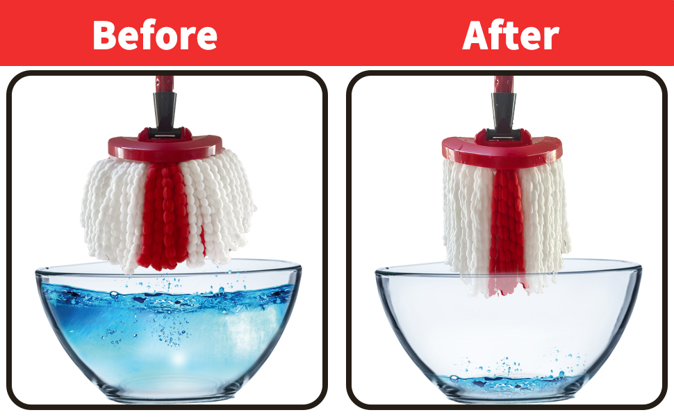Compatible for Vileda Mop Head Replacement,Turbo 2In1 Microfibre Mop Head Replacement for