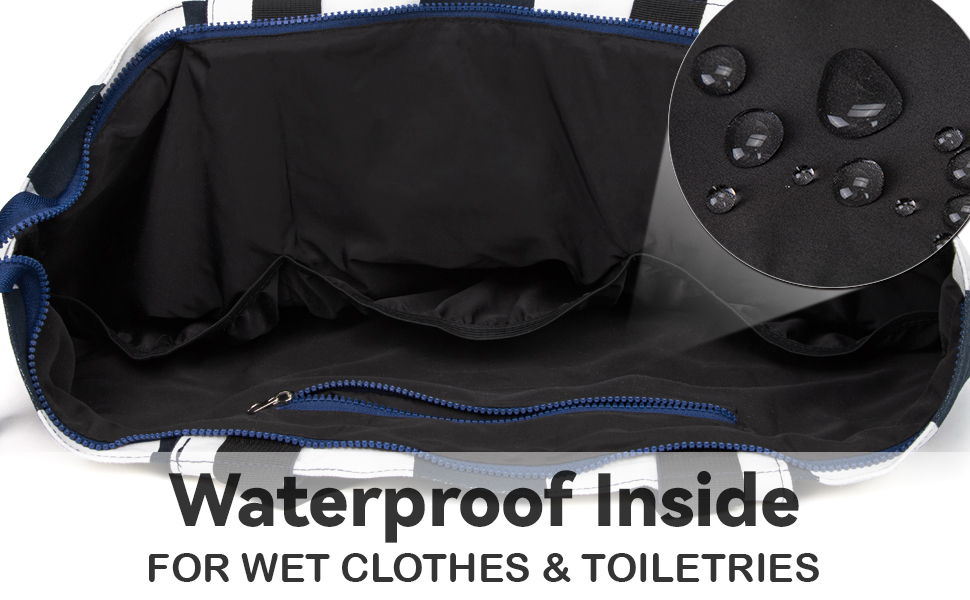 Bagelite 22'' 50L Large Canvas Tote Beach Bag, Extra Large